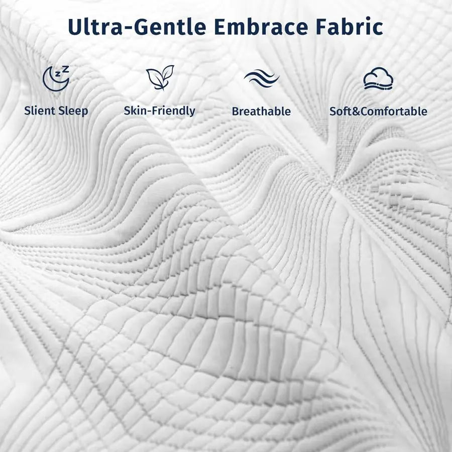 Queen Luxury 3” Gel Memory Foam Mattress Topper – High Density Cooling Comfort with Premium Removable Cover - LuxeHome Furniture