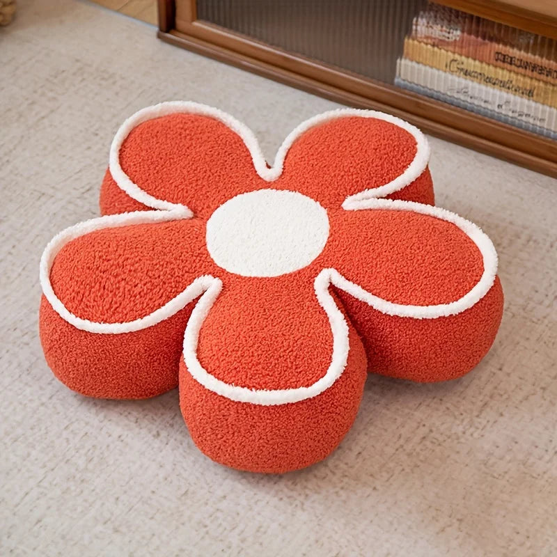 "Soft Flower-Shaped Floor Cushion – Cozy Decorative Pillow for Living Room, Bedroom, and Sofa – Ideal for Winter Warmth and Home Decor" - LuxeHome Furniture