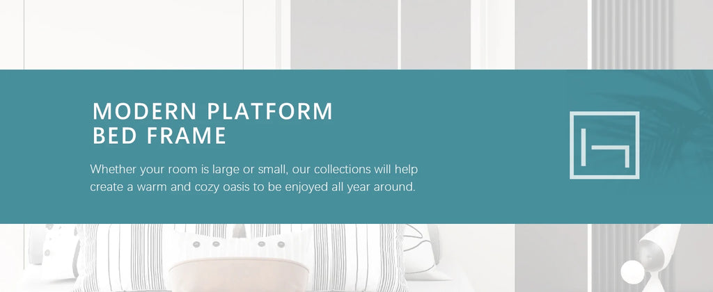 (Queen/Full)  Platform Bed Frame — 3 Under‑Bed Drawers, Headboard Compatible, Wooden Slats, No Box Spring - LuxeHome Furniture