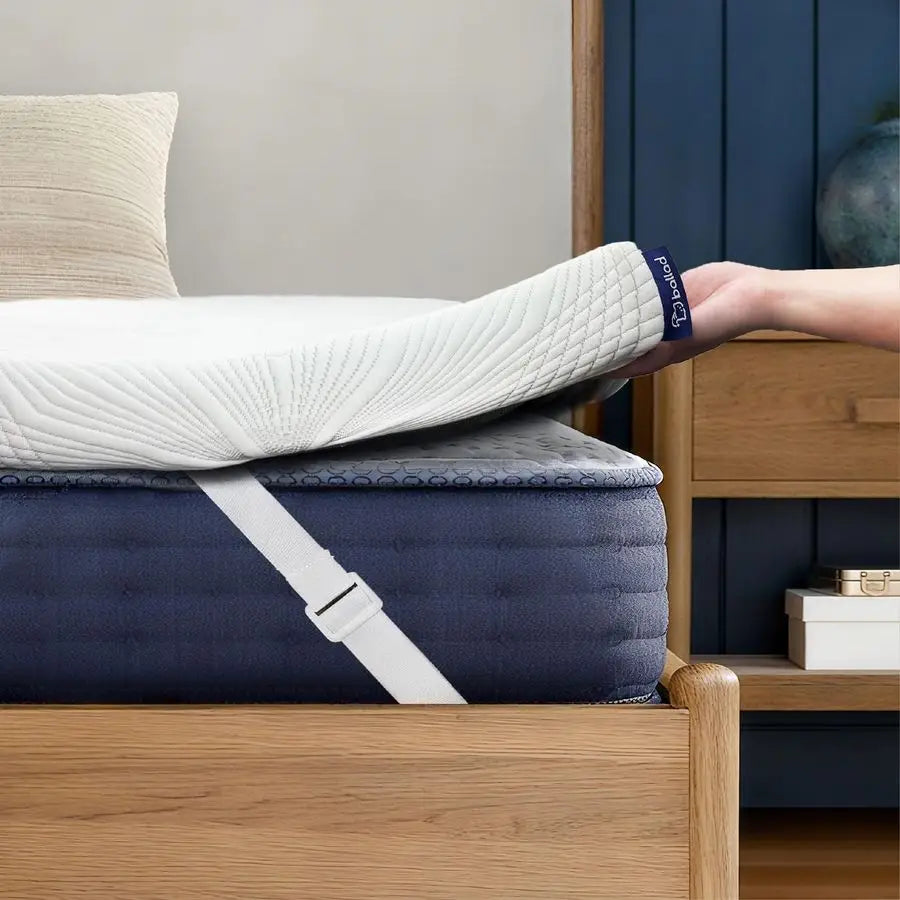 Queen Luxury 3” Gel Memory Foam Mattress Topper – High Density Cooling Comfort with Premium Removable Cover - LuxeHome Furniture