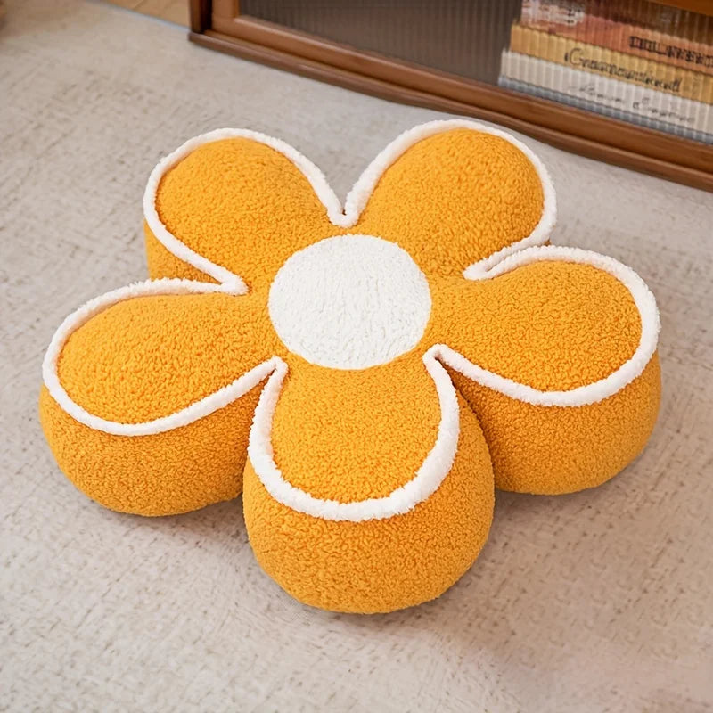 "Soft Flower-Shaped Floor Cushion – Cozy Decorative Pillow for Living Room, Bedroom, and Sofa – Ideal for Winter Warmth and Home Decor" - LuxeHome Furniture